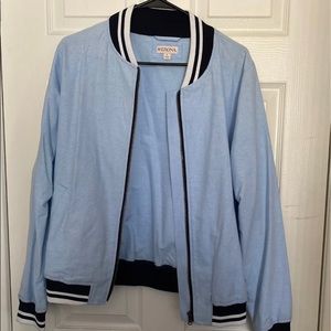 Merona Light Blue bomber jacket